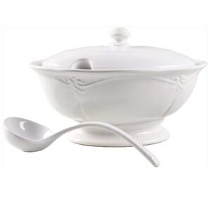 SLAH Southern Living at Home Gallery Collection Covered Server Oval Soup Tureen